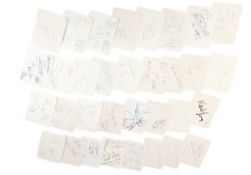 MUSIC - LARGE COLLECTION OF AUTOGRAPHS