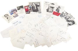 AUTOGRAPHS - LARGE COLLECTION OF 100+