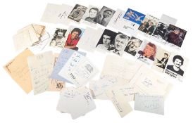 AUTOGRAPHS - LARGE COLLECTION OF 100+