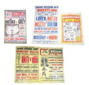 WRESTLING - COLLECTION OF VINTAGE WRESTLING POSTERS