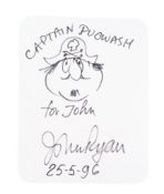 ANIMATION - CAPTAIN PUGWASH - JOHN RYAN (D.2009) - SKETCH