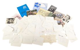 AUTOGRAPHS - LARGE COLLECTION OF 100+