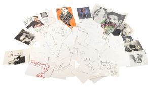 AUTOGRAPHS - LARGE COLLECTION OF 100+