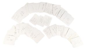 AUTOGRAPHS - LARGE COLLECTION OF 100+