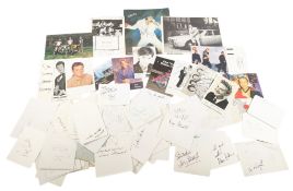 AUTOGRAPHS - LARGE COLLECTION OF 100+