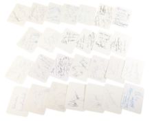 AUTOGRAPHS - MUSIC - LARGE COLLECTION