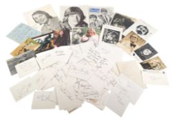 AUTOGRAPHS - LARGE COLLECTION OF 100+