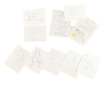 MUSIC - HEARTS ON FIRE (1987 MOVIE) - CAST AUTOGRAPHS