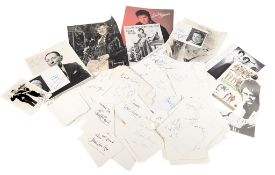 AUTOGRAPHS - LARGE COLLECTION OF 100+