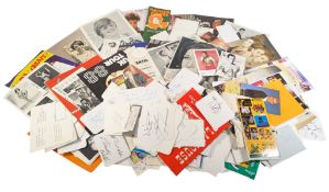 AUTOGRAPHS - LARGE COLLECTION OF ASSORTED