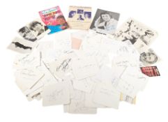 AUTOGRAPHS - LARGE COLLECTION OF 100+