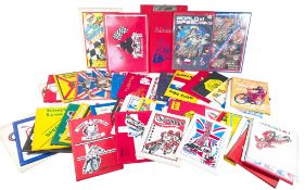 SPEEDWAY - LARGE COLLECTION OF PROGRAMME FOLDERS