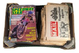 SPEEDWAY - COLLECTION OF VINTAGE SPEEDWAY RACING MAGAZINES - c1970-1990