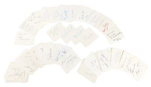 AUTOGRAPHS - LARGE COLLECTION OF 100+