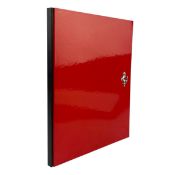 1995 FERRARI F50 COMMEMORATION BOOK, DELUXE, WITH ORIGINAL BOX