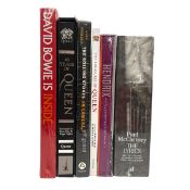 MUSIC: A COLLECTION OF SEALED BIOGRAPHICAL WORKS ON ARTISTS INC. JIMI HENDRIX, PAUL MCCARTNEY ETC.