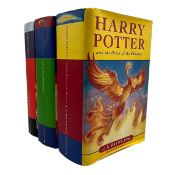ROWLING, J. K. 2003-2007 THREE HARRY POTTER BOOKS, FIRST EDITIONS