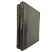 AMERICANA. 1840 AMERICAN SCENERY BY M. P. WILLIS TWO VOLS IN CONTEMP. HALF MOROCCO