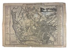 DONNE, B. -1966- A FACSIMILE OF A 1826 A PLAN OF BRISTOL, CLIFTON, THE HOTWELLS &C.