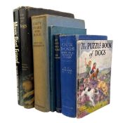 A COLLECTION OF BOOKS ON DOGS - FORTY YEARS WITH DOGS, BOOK OF DOGS, MAN'S BEST FRIEND ETC.
