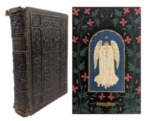 1845 BOOK OF COMMON PRAYER, PAPIER-MACHE BINDING, CHROMOLITHOGRAPH PLATES