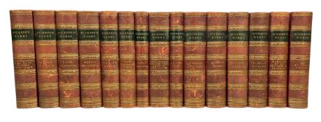DICKENS, CHARLES: 1867-8 A COLLECTION OF WORKS BY CHARLES DICKENS, BOUND IN HALF CALF