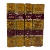 DANIEL, WILLIAM BARKER. 1807-1813 RURAL SPORTS, IN FOUR VOLUMES