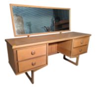 RETRO MID CENTURY BRITISH MODERN DESIGN TEAK DRESSING TABLE