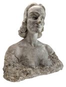 ECOLE D'ART - EARLY TO MID CENTURY PLASTER WORKED SCULPTURE