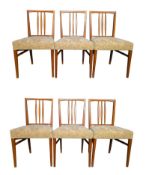 GORDON RUSSELL - BURFORD MODEL - SET OF SIX DINING CHAIRS