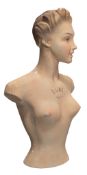LUBE PARIS - MID CENTURY PLASTER SHOP DISPLAY MANNEQUIN
