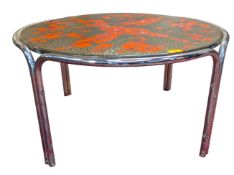 ATTR. ROGER CAPRON (1922-2006) - FRENCH DESIGNER COFFEE TABLE