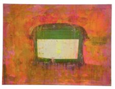 MAX GOTTLIEB (B. 1969) - CONTEMPORARY MIXED MEDIA ON CANVAS PAINTING
