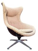 LURASHELL - APOLLO MODEL - DANISH SPACE AGE SWIVEL LOUNGE CHAIR