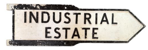 INDUSTRIAL ESTATE - CAST ALUMINIUM ROAD SIGN