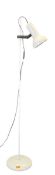 RETAILED BY HABITAT - MID CENTURY 1970S WHITE METAL FLOOR STANDARD LAMP