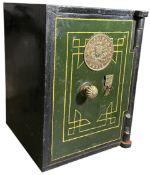 19TH CENTURY HIPKINS & CO SMALL CAST IRON SAFE