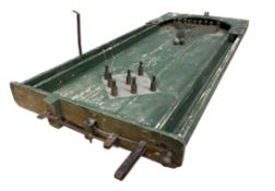 LARGE EARLY TO MID CENTURY BAGATELLE GAMES BOARD