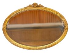 EARLY 20TH CENTURY GILTWOOD WALL MIRROR
