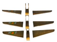 WAYNE DOVE - SET OF THREE 80S GRADUATING SHELVES