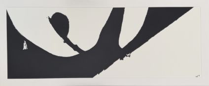 AFTER ROBERT MOTHERWELL - A CONTEMPORARY FRAMED PRINT