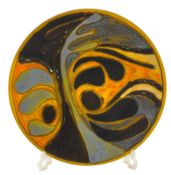 CAROLYN BARTLETT FOR POOLE POTTERY - DELPHIS CHARGER