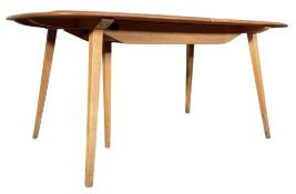 ERCOL - GRAND PLANK - RETRO DINING TABLE & EIGHT CHAIRS