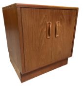 G PLAN - MID CENTURY TEAK CUPBOARD / HI-FI UNIT