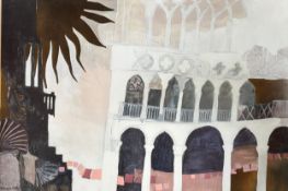 ROSINA WACHTMEISTER (20TH CENTURY) - 1990S EMBELLISHED PRINT