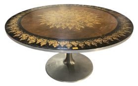POUL CADOVIUS X FRANCE & SON - DANISH MID CENTURY CIRCULAR DINING TABLE