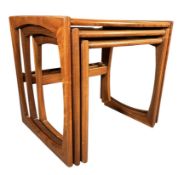 G PLAN - MID CENTURY TEAK QUADRILLE NEST OF TABLE