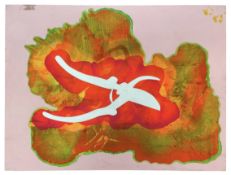 MAX GOTTLIEB (B. 1969) - CONTEMPORARY MIXED MEDIA ON CANVAS PAINTING