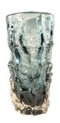 BAXTER FOR WHITEFRIARS - NO. 9689 - BARK EFFECT INDIGO VASE
