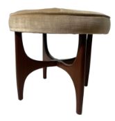 WILKINS FOR G PLAN - FRESCO RANGE - 60S DRESSING TABLE STOOL